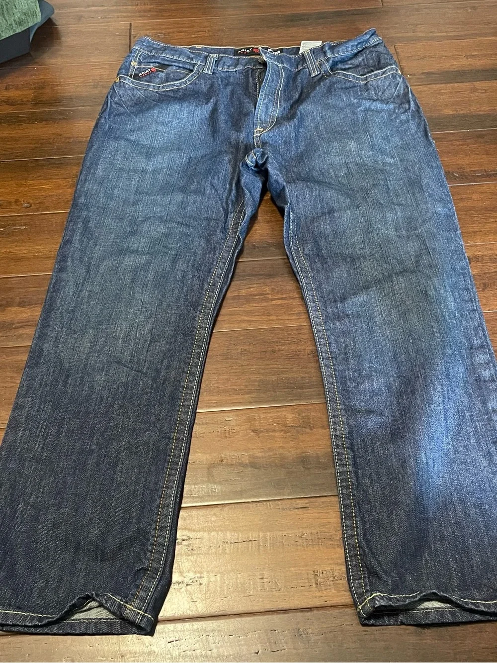 Ariat Men's Bootcut Jeans in Dark Blue Denim